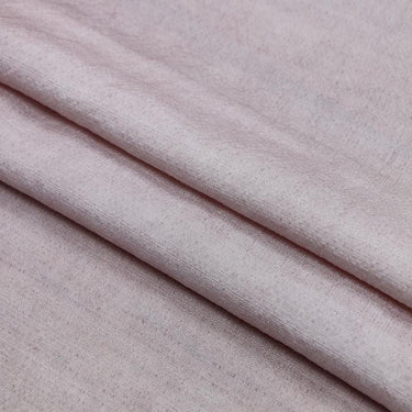 LZZRZZ - 19 Momme Dirty Dyed Light Purple Tussah Silk Fabric with Distressed Style and Textured Finish - 130cm wide by the Yard