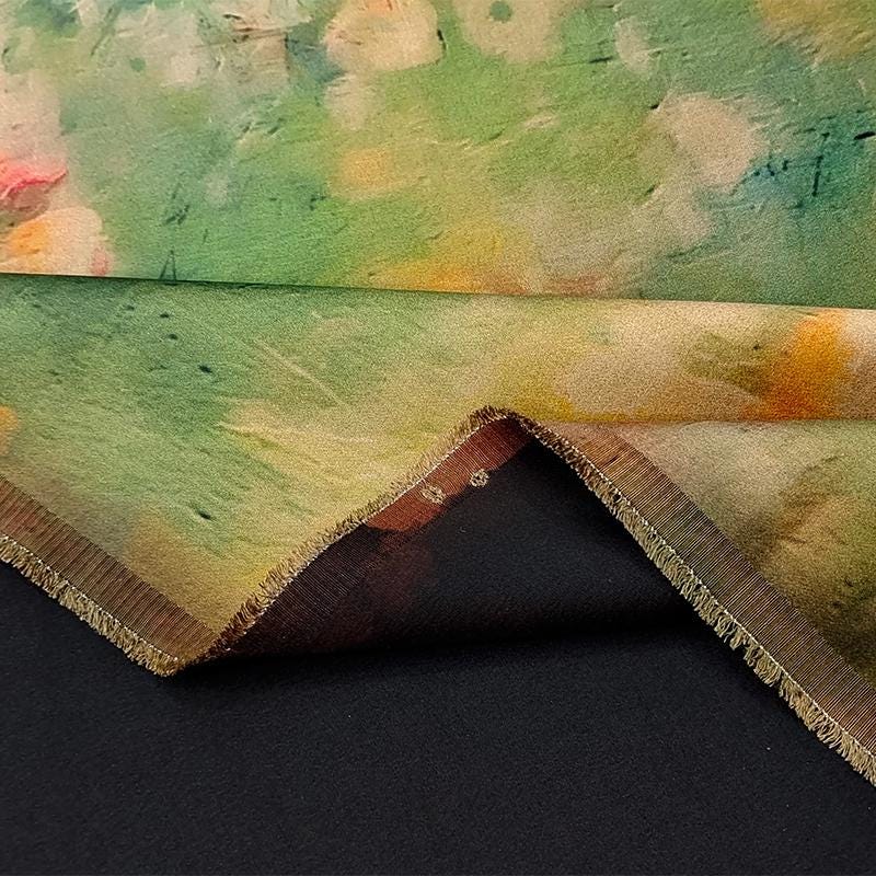 GUYMLH - Handmade 40 Momme Mud Silk Satin Fabric -112cm By the Yard
