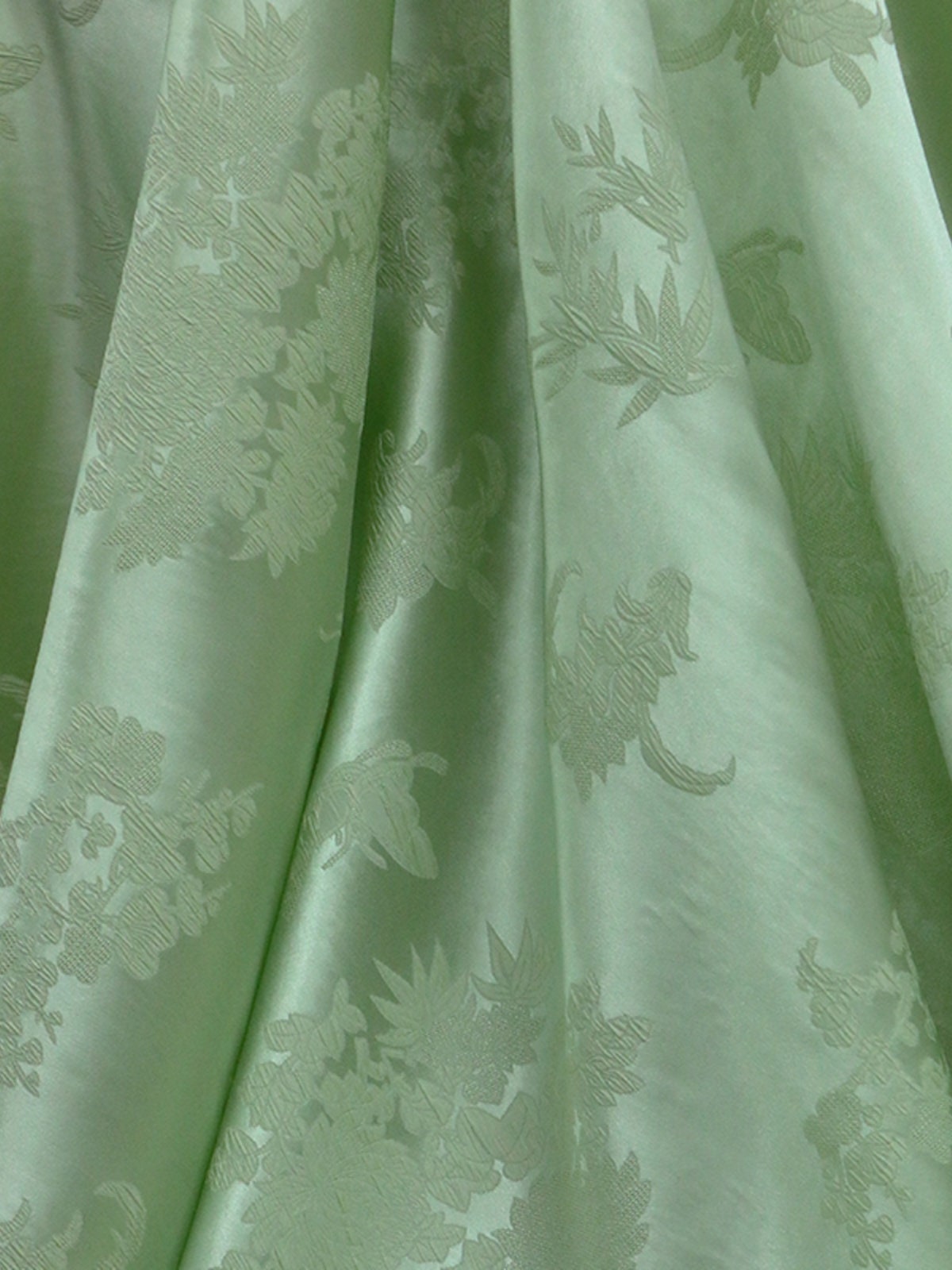 SUILU - 28 Momme Handmade Embossed Guanle Crepe Jacquard Stretch Silk Satin Fabric - 138cm wide by the Yard
