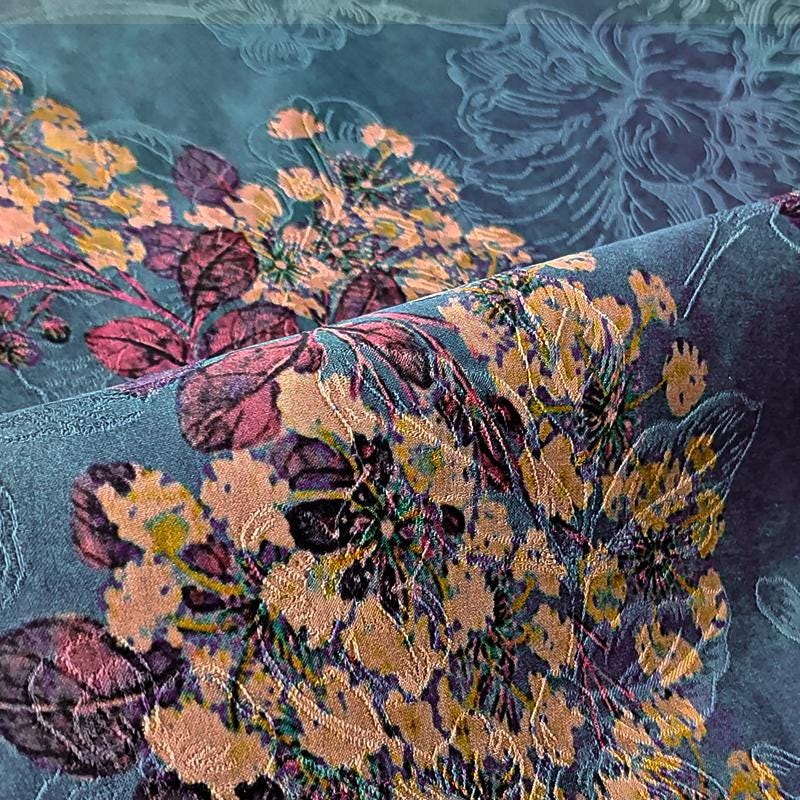 GUYFGN - Handmade 40 Momme Mud Silk Satin Fabric - 112cm By the Yard