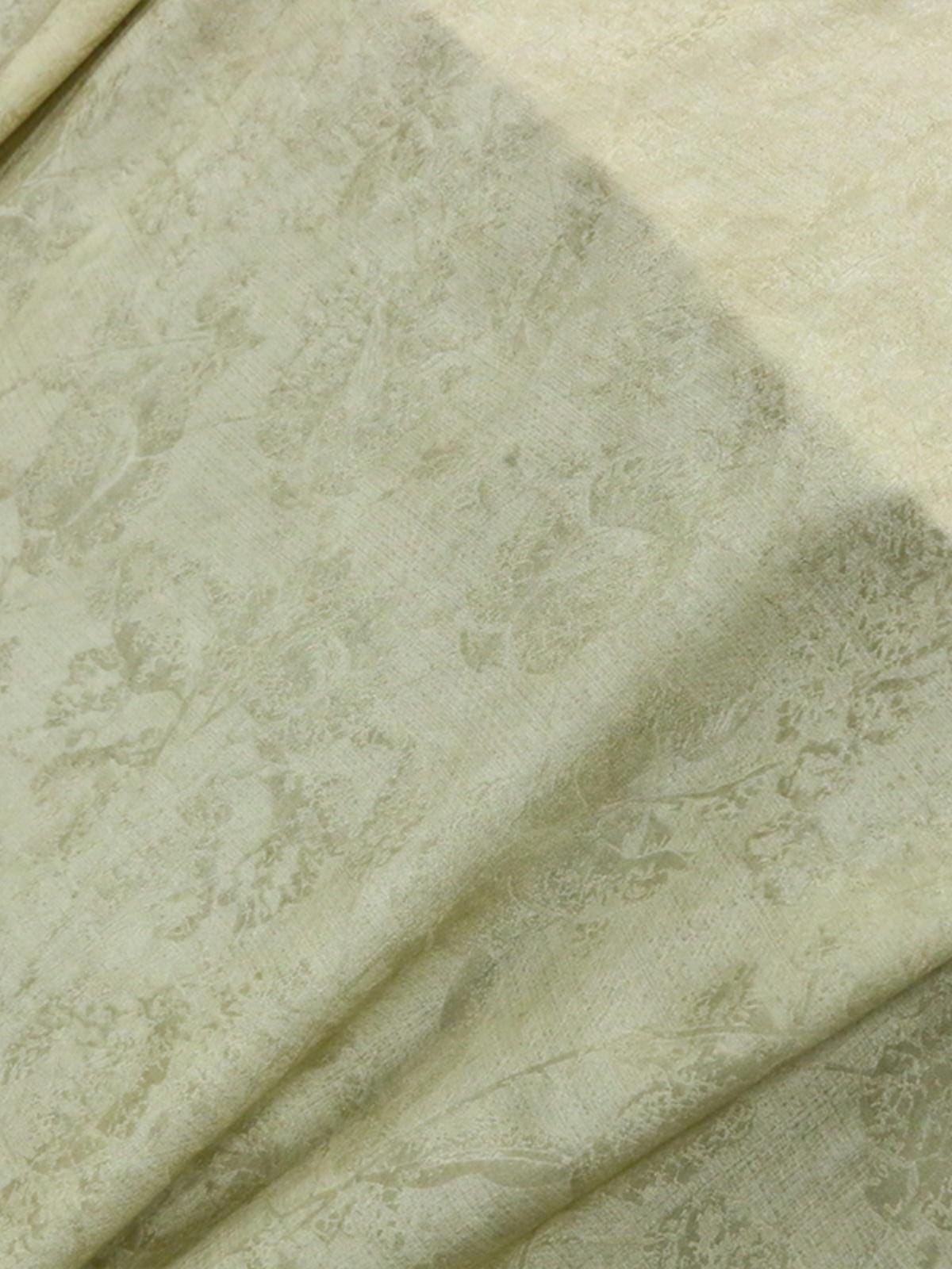 ZRZSTI - 19 Momme Vintage Style Dirty Dyed Tussah Silk Jacquard Satin Silk Fabric - 130cm wide by the Yard