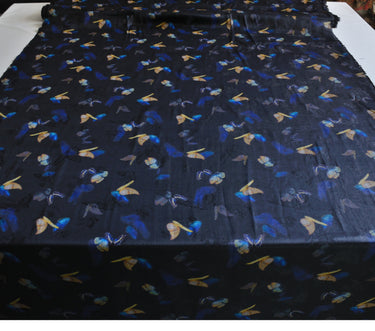 YPHOET - Handmade 24 Momme HUALUO Jacquard Mud Silk Fabric (Openwork texture) - 110cm by the Yard