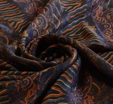 YPYHDM - Handmade 25 Momme HUALUO Jacquard Mud Silk Fabric (Openwork texture) - 110cm by the Yard