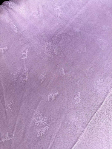 SXZYUS - Handmade 25 Momme HUALUO Jacquard Hongyunsha Mud Silk Fabric (Openwork texture) - 114cm by the Yard