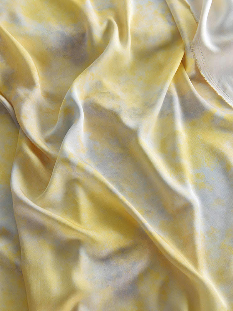 RYYUNSHU - Hight 60 Count Rayon Satin Faux Silk Chinese Style Floral Cheongsam Dress Fabric - 145cm wide by the Yard