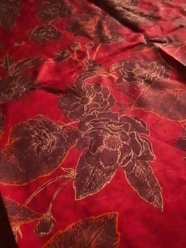 YPHDTH - Handmade 26 Momme HUALUO Jacquard Mud Silk Fabric (Openwork texture) - 112cm by the Yard