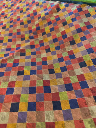 SXLLQP - Handmade 25 Momme HUALUO Jacquard Mud Silk Fabric (Openwork texture) - 114cm by the Yard