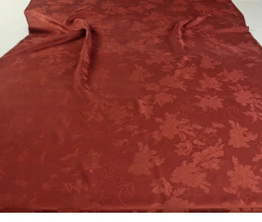 YPHSDM - Handmade 25 Momme HUALUO Jacquard Mud Silk Fabric (Openwork texture) - 112cm by the Yard