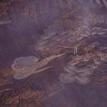 YPXYSZ - Handmade 26 Momme HUALUO Jacquard Mud Silk Fabric (Openwork texture) - 110cm by the Yard