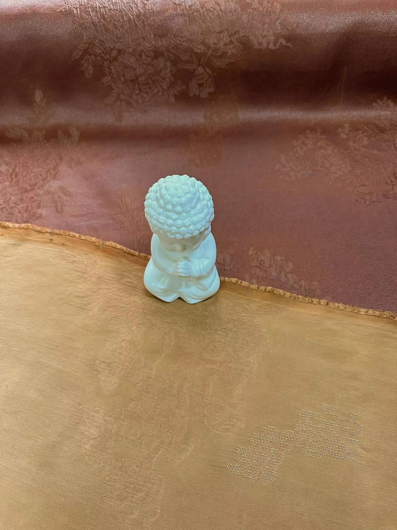 SXZTAN - Handmade 25 Momme HUALUO Jacquard Hongyunsha Mud Silk Fabric (Openwork texture) - 114cm by the Yard