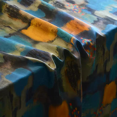 YPDYLX - Handmade 26 Momme HUALUO Jacquard Mud Silk Fabric (Openwork texture) - 138cm by the Yard