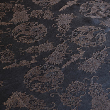 YPHYSA - Handmade 40 Momme Jacquard Mud Silk Fabric - 135cm by the Yard