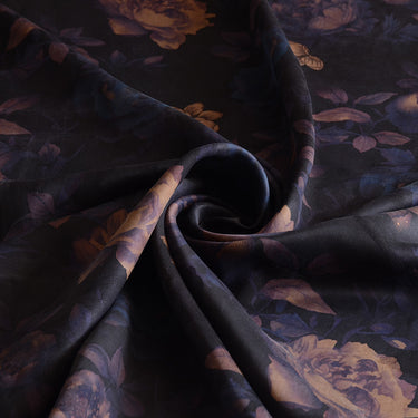 YPZFMG - Handmade 30 Momme HUALUO Jacquard Mud Silk Satin Fabric (Openwork texture) - 110cm by the Yard