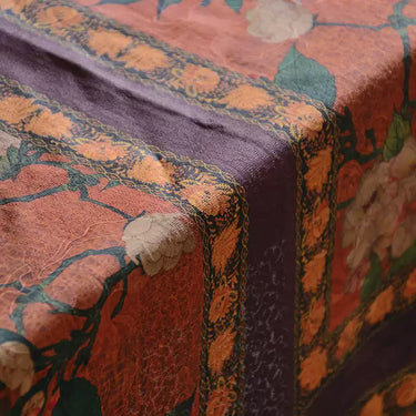 YPDFKH - Handmade 22 Momme HUALUO Jacquard Mud Silk Fabric (Openwork texture) - 113cm by the Yard