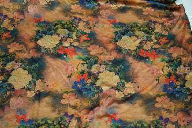 XLHHZZ - Handmade 25 Momme Pearl Satin Mud Silk Fabric - 110cm By the Yard