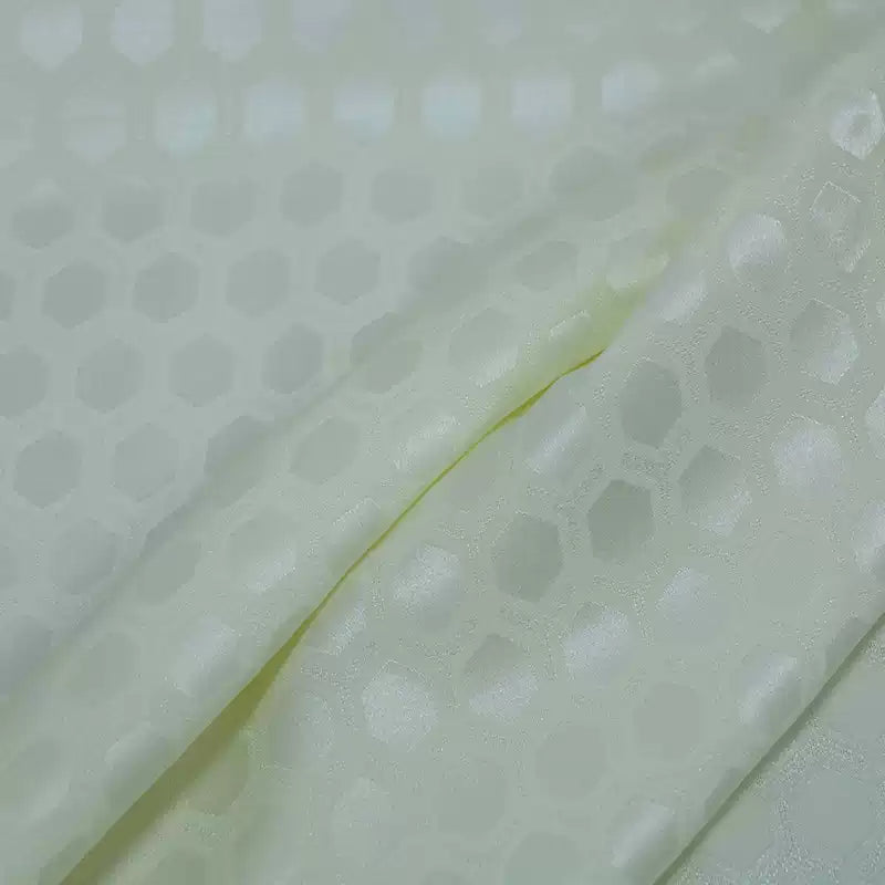 LZSMYQ - 23 Momme Jacquard Mulberry Silk Wool Blend Silk Fabric - 137cm wide by the Yard