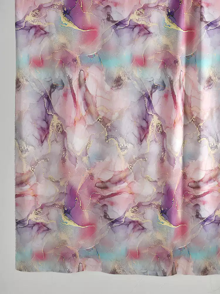 RYYUNFEN - Hight 60 Count Rayon Satin Faux Silk Chinese Style Floral Cheongsam Dress Fabric - 145cm wide by the Yard