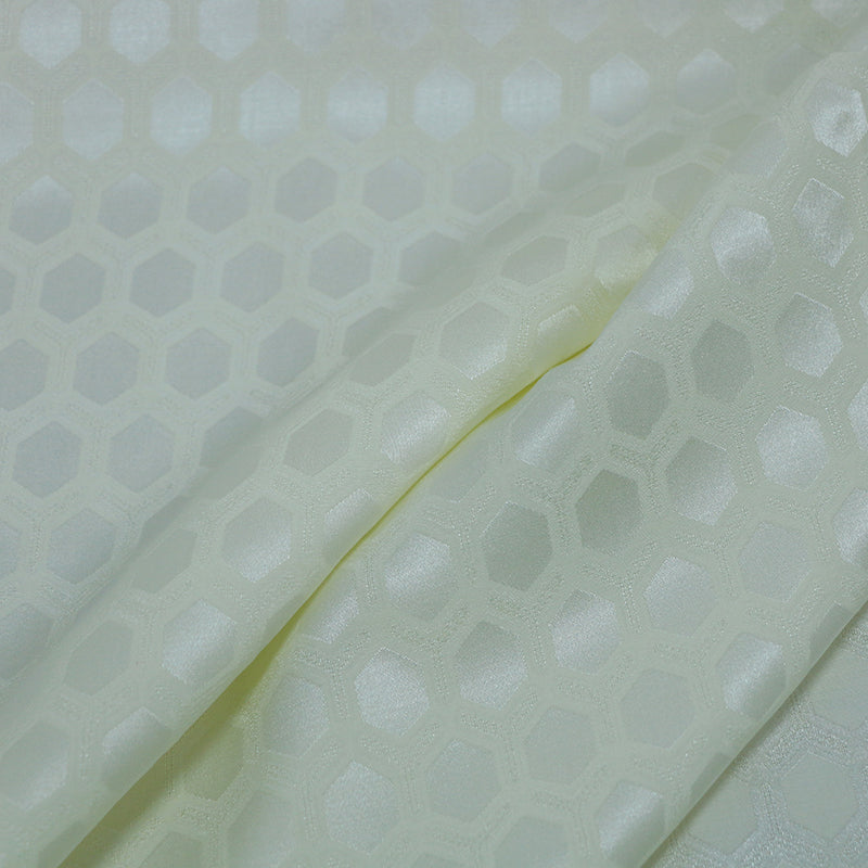 LZXSJW - 23 Momme Jacquard Mulberry Silk Wool Blend Silk Fabric - 137cm wide by the Yard