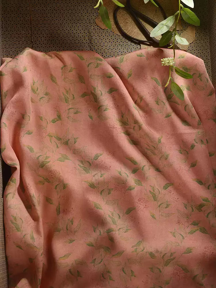 RYHONCEN - Hight 60 Count Rayon Satin Faux Silk Chinese Style Floral Cheongsam Dress Fabric - 145cm wide by the Yard