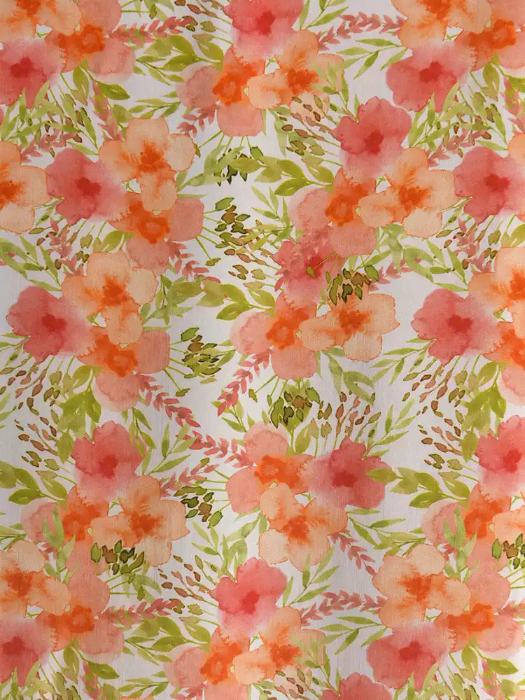 RYXIACHU - Hight 60 Count Rayon Satin Faux Silk Chinese Style Floral Cheongsam Dress Fabric - 145cm wide by the Yard