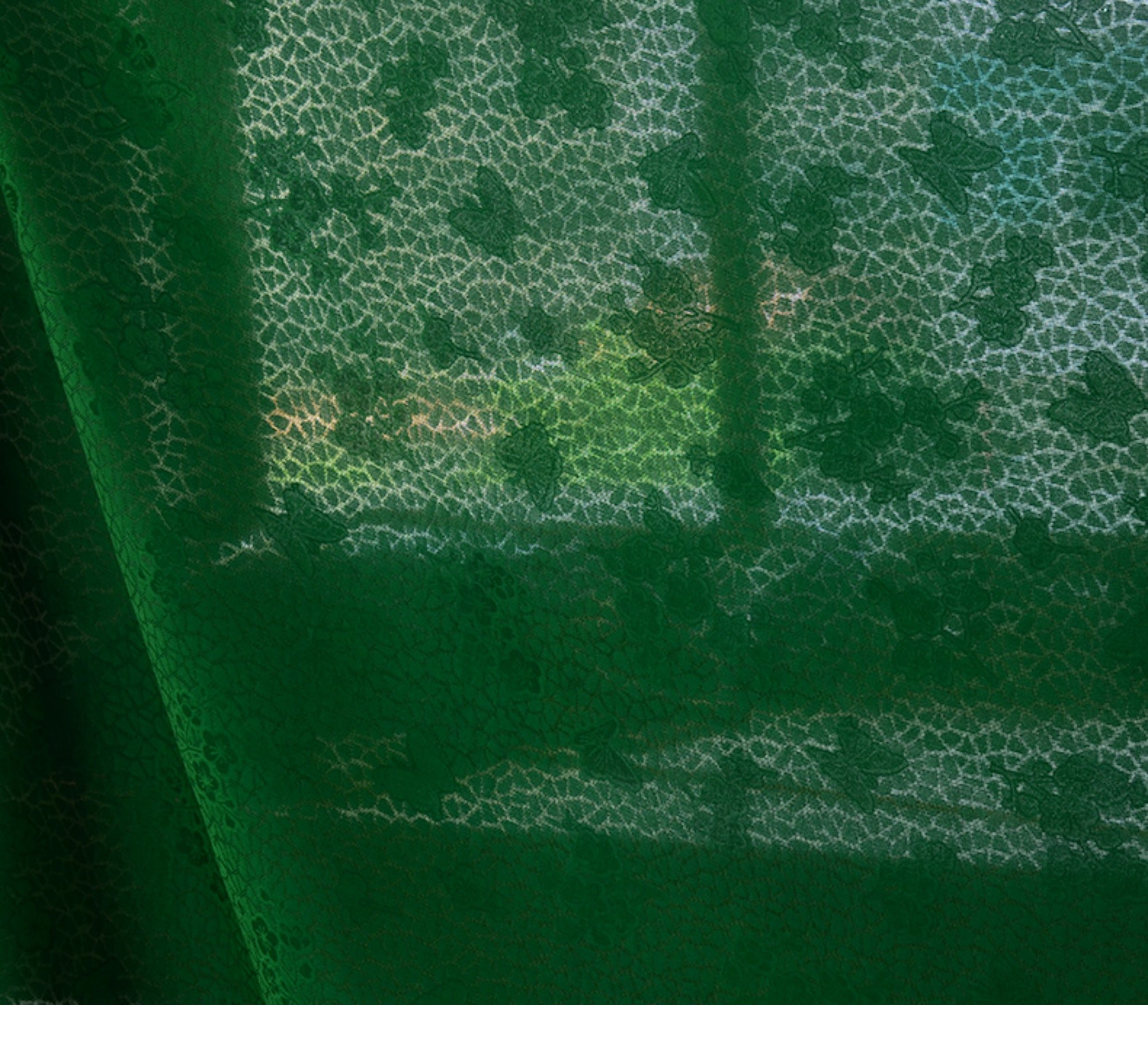 YPFCLD - Handmade 22 Momme HUALUO Jacquard Mud Silk Fabric (Openwork texture) - 114cm by the Yard (Copy)