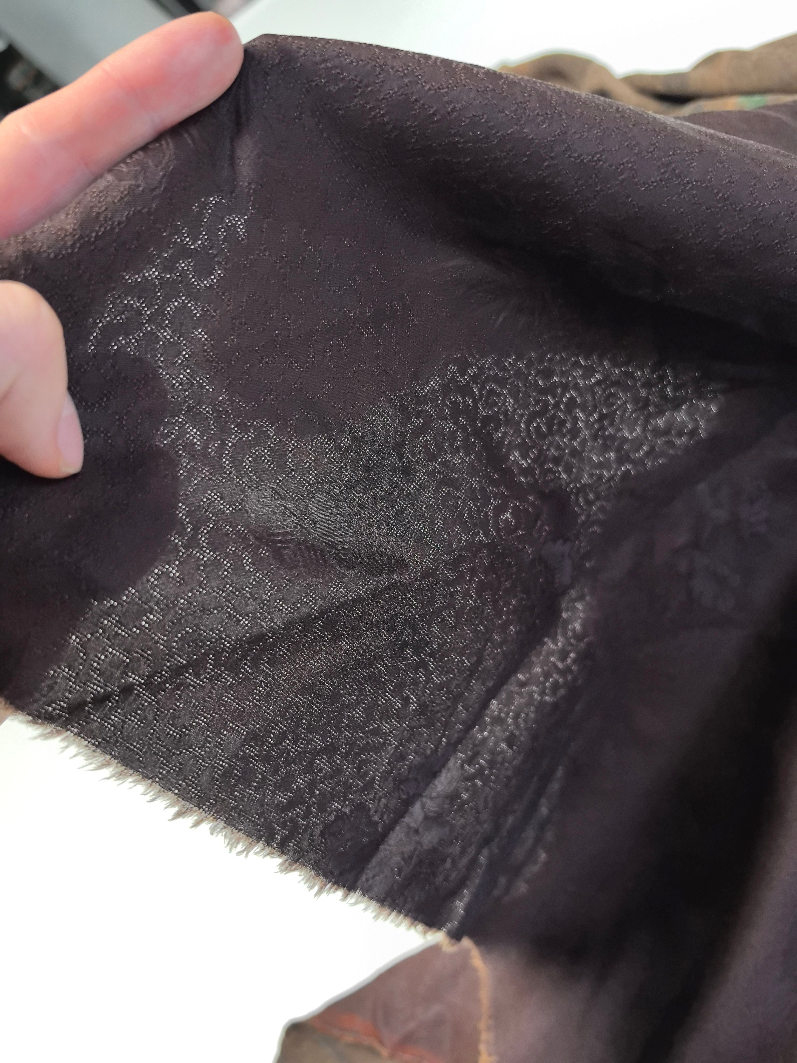 YPXDFZ - Handmade 27 Momme HUALUO Jacquard Mud Silk Fabric (Openwork texture) - 110cm by the Yard