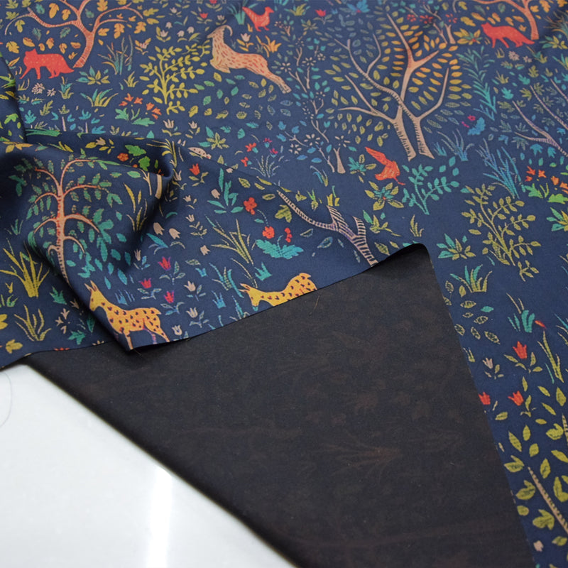 XLSLDW - Handmade 25 Momme Printed Mud Silk Satin Fabric - 110cm By the Yard