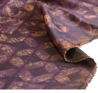 YPDYLX - Handmade 26 Momme HUALUO Jacquard Mud Silk Fabric (Openwork texture) - 138cm by the Yard