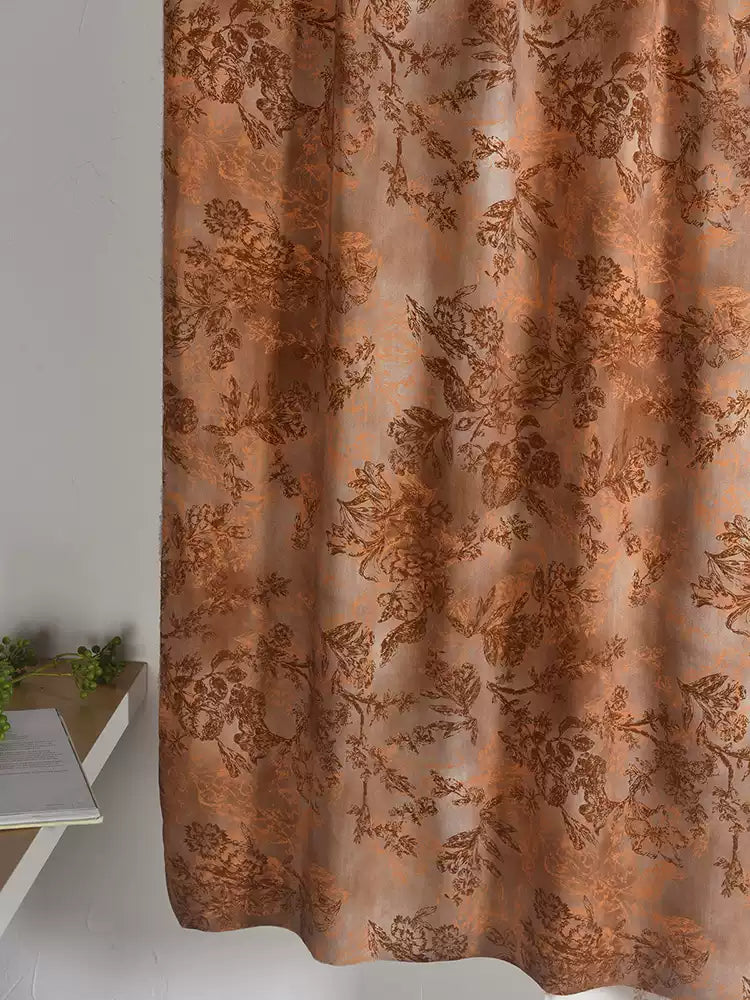 RYQIAHUA - Hight 60 Count Rayon Satin Faux Silk Chinese Style Floral Cheongsam Dress Fabric - 145cm wide by the Yard