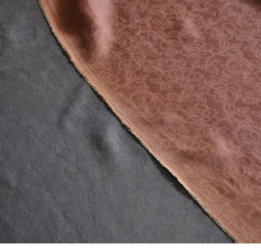 YPHYIY - Handmade 23 Momme HUALUO Jacquard Mud Silk Fabric (Openwork texture) - 110cm by the Yard