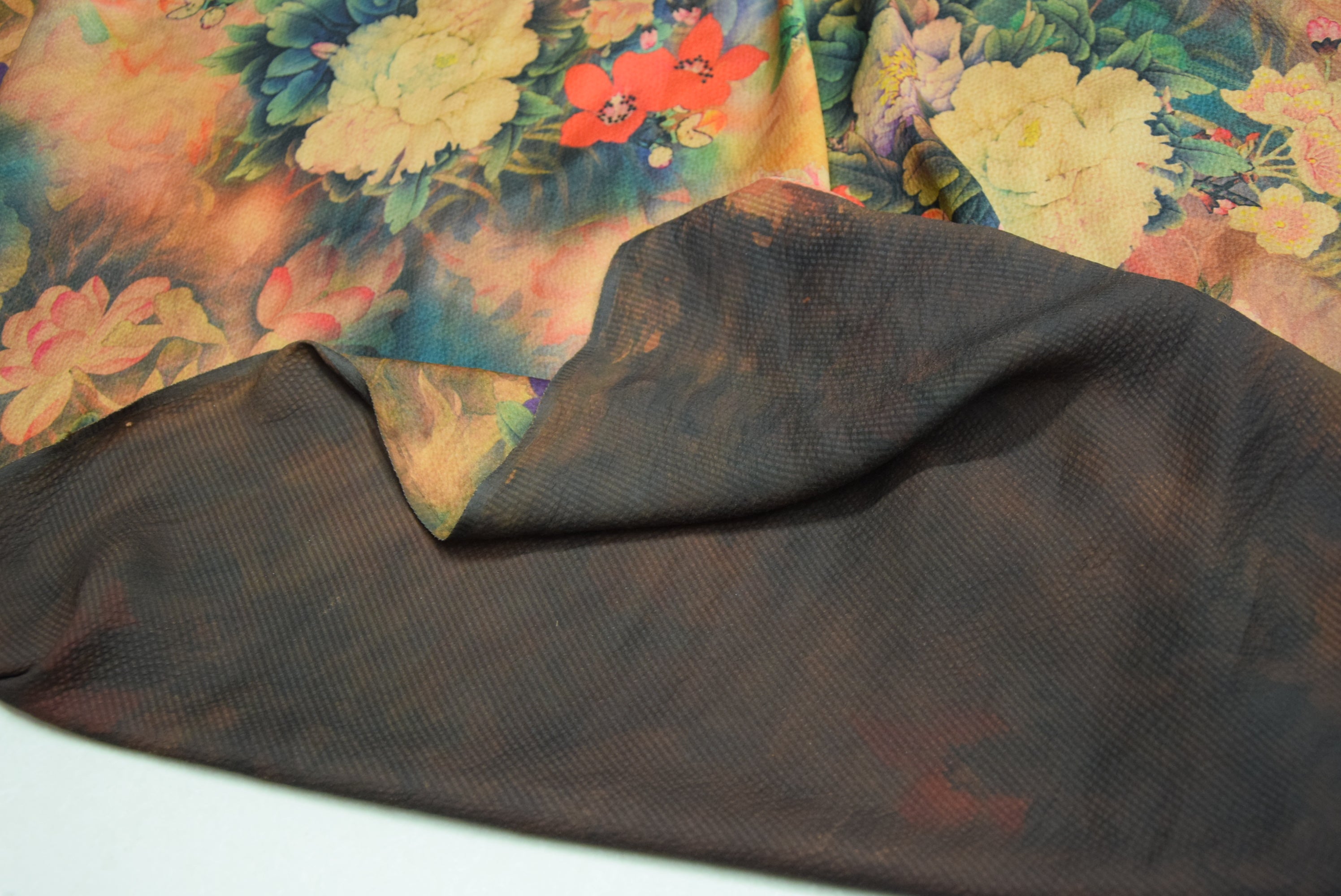 XLHHZZ - Handmade 25 Momme Pearl Satin Mud Silk Fabric - 110cm By the Yard