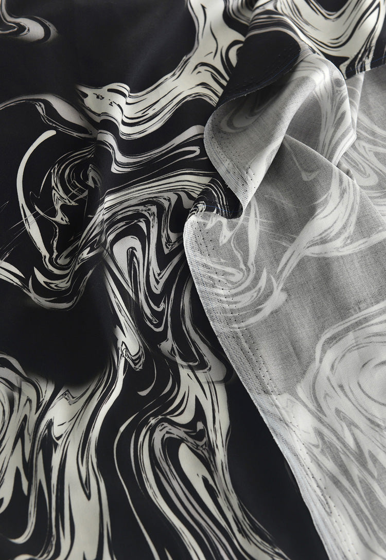 RYFUCHEN - Hight 60 Count Rayon Satin Faux Silk Chinese Style Floral Cheongsam Dress Fabric - 145cm wide by the Yard