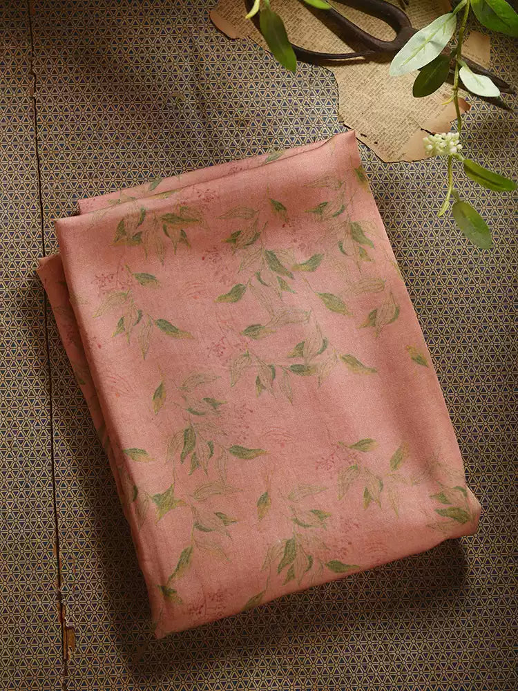 RYHONCEN - Hight 60 Count Rayon Satin Faux Silk Chinese Style Floral Cheongsam Dress Fabric - 145cm wide by the Yard