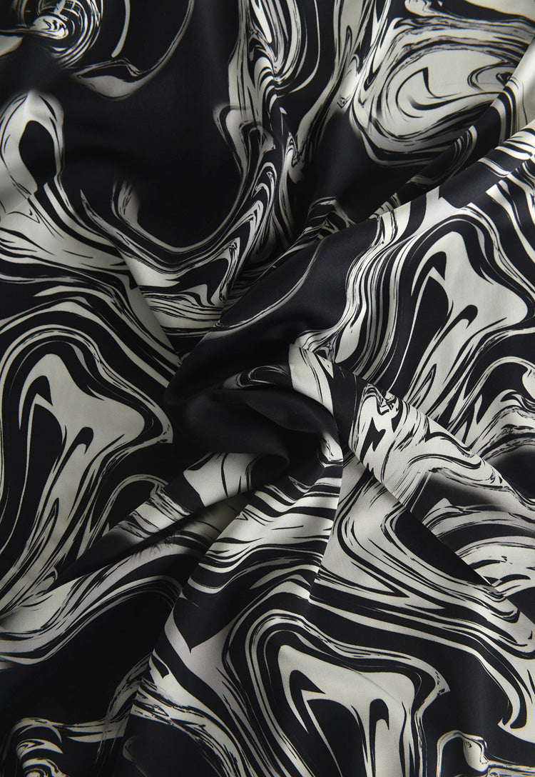 RYFUCHEN - Hight 60 Count Rayon Satin Faux Silk Chinese Style Floral Cheongsam Dress Fabric - 145cm wide by the Yard