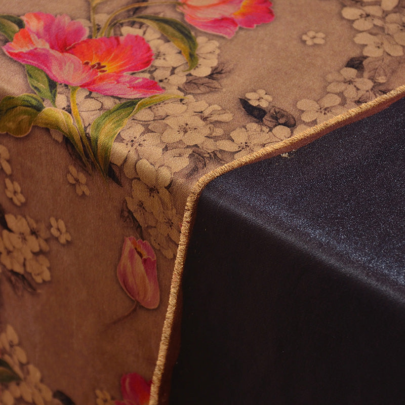 YPASJI - Handmade 50 Momme Double-Faced Heavy Satin Mud Silk Satin Fabric - 105cm By the Yard