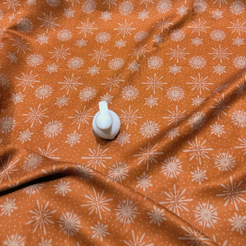 SXYANF - Handmade 25 Momme HUALUO Jacquard Hongyunsha Mud Silk Fabric (Openwork texture) - 114cm by the Yard