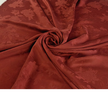 YPHSDM - Handmade 25 Momme HUALUO Jacquard Mud Silk Fabric (Openwork texture) - 112cm by the Yard