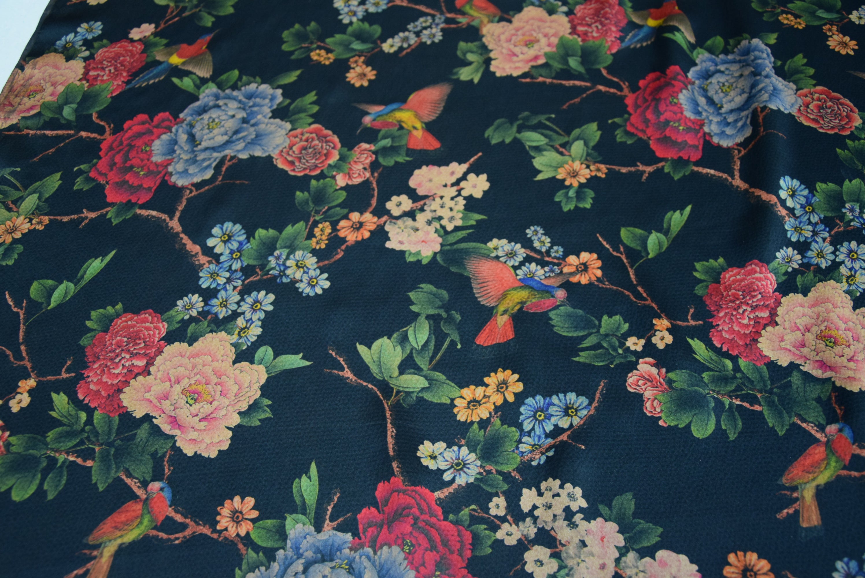 XLZZMD - Handmade 23 Momme Pearl Satin Mud Silk Fabric - 110cm By the Yard