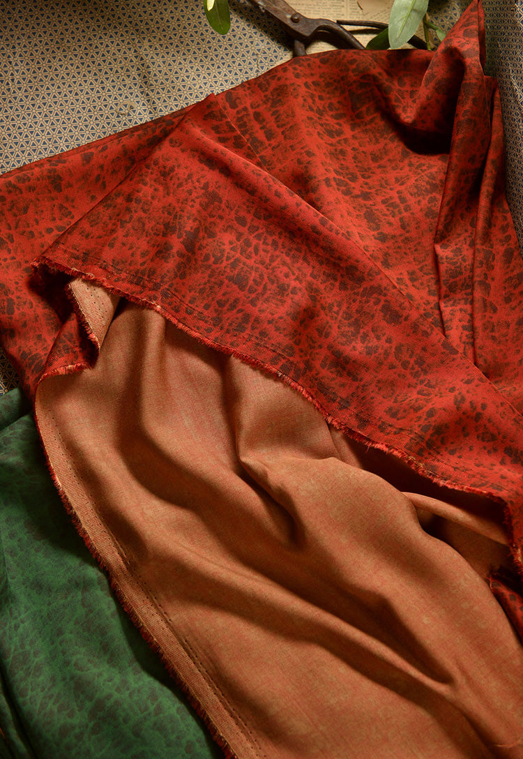 RYGUAWEN - Hight 60 Count Rayon Satin Faux Silk Chinese Style Floral Cheongsam Dress Fabric - 145cm wide by the Yard