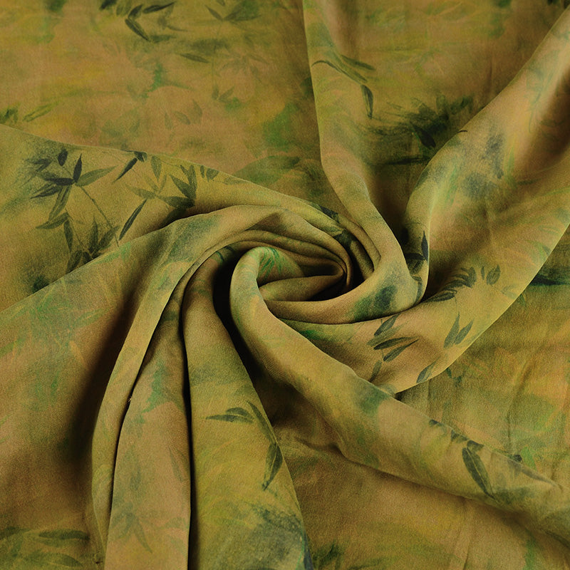 YPLDZZ - Handmade 25 Momme HUALUO Jacquard Mud Silk Satin Fabric (Openwork texture) - 132cm by the Yard