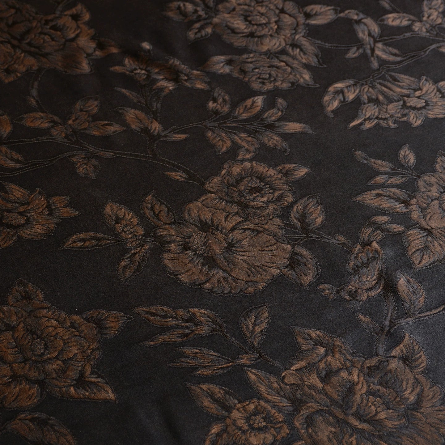 YPHYSI - Handmade 40 Momme Jacquard Mud Silk Fabric - 135cm by the Yard