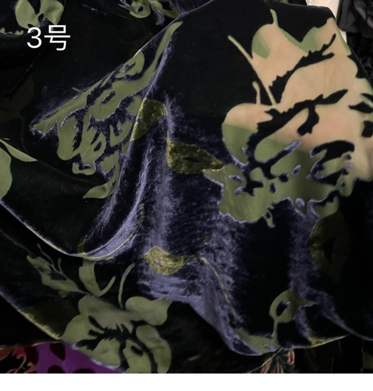 HEIJIO - Semi-sheer with a Draping Effect Sheer Burnout Silk Velvet Satin Fabric - 140cm wide by the Yard