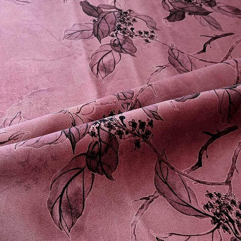 GYJGPX - Handmade 50 Momme PIZI Mud Silk Satin Fabric - 112cm by the Yard