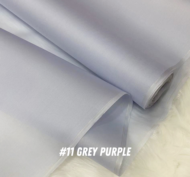 29 Solid Colors - 14 Momme Silk Organza Satin Fabric for Prom Dresses - 140cm wide by the Yard