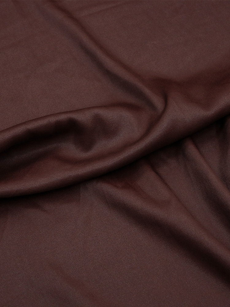 REDTAN -25 Momme Handmade Stretch Satin Plant-dye HongYunsha Mulberry Silk Fabric - 130cm wide by the Yard