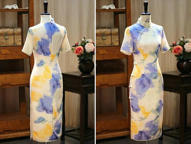 CPYHFC - 30 Momme Stretchy Heavy Crepe de Chine Silk Fabric - 108cm wide by the Yard