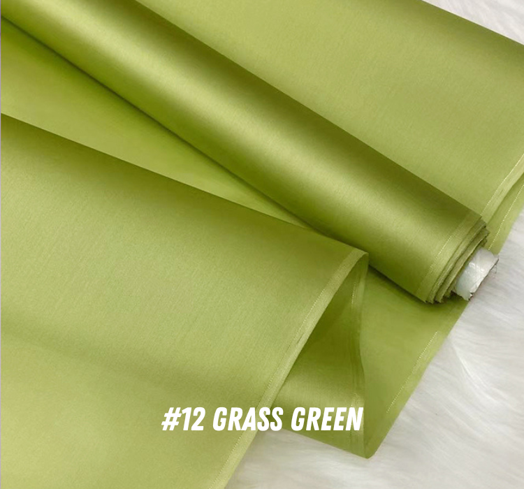 29 Solid Colors - 14 Momme Silk Organza Satin Fabric for Prom Dresses - 140cm wide by the Yard