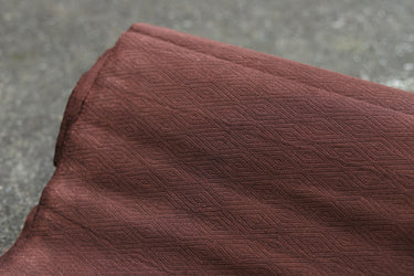 HUI Jacquard Cotton Fabric/Eco-Friendly Traditional Chinese Plant Dye Fabric/Earth Color Cotton Fabric By the Yard