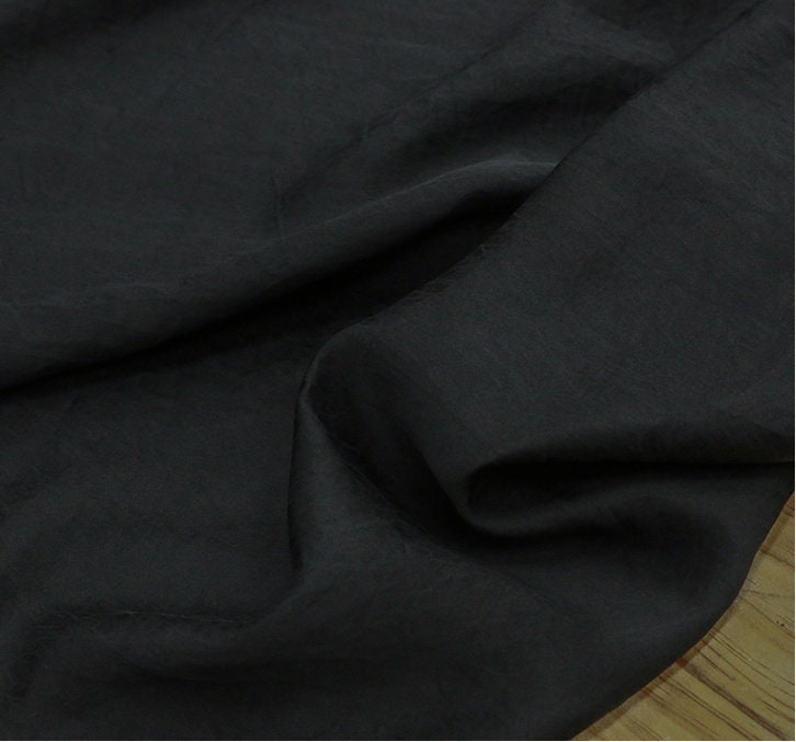 TWOGW- 25 Momme Handcrafted Pure Silk Satin Cracked Mud Silk Satin Fabric - 110cm by the Yard