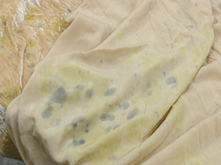 MENFAN -Handmade Ancient Plant-dyed Dreamy Light Luxury High-end Designer Silk Velvet Fabric - 125cm wide by the Yard
